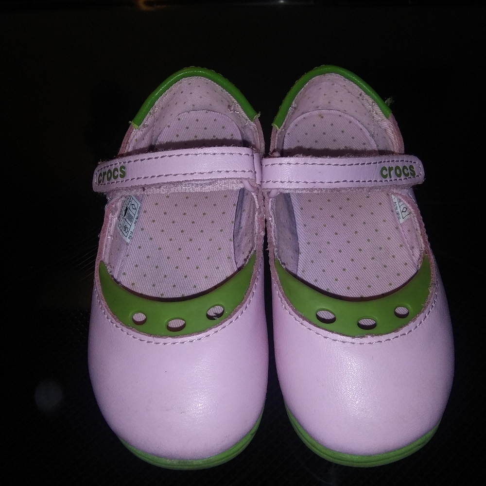 Crocs Mary Jane Girls Shoes Sz. 7